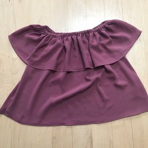 Aritzia Wilfred off-shoulder top
